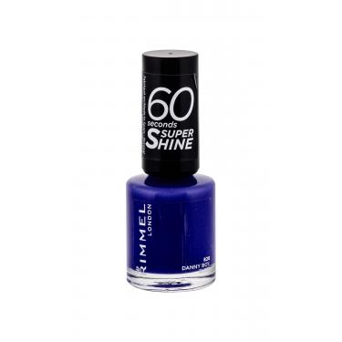 Rimmel London 60 Seconds Super Shine  8Ml 828 Danny Boy, Blue!   Per Donna (Smalto Per Unghie)