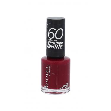 Rimmel London 60 Seconds Super Shine  8Ml 340 Berries And Cream   Per Donna (Smalto Per Unghie)