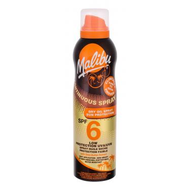 Malibu Continuous Spray Dry Oil  175Ml   Spf6 Per Donna (Lozione Solare Per Il Corpo)