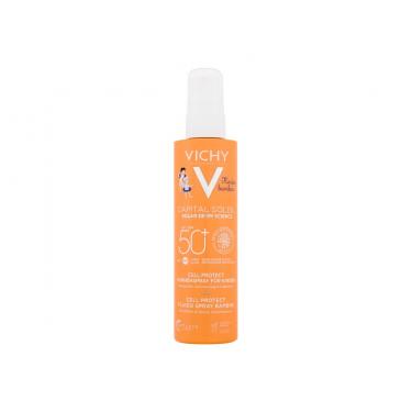 Vichy Capital Soleil Kids Cell Protect Water Fluid Spray  200Ml   Spf50+ K (Lozione Solare Per Il Corpo)