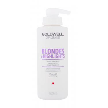 Goldwell Dualsenses Blondes Highlights 60 Sec Treatment  500Ml    Per Donna (Maschera Per Capelli)