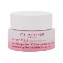 Clarins White Plus Brightening Revive Night Mask-Gel  50Ml    Per Donna (Mascherina)