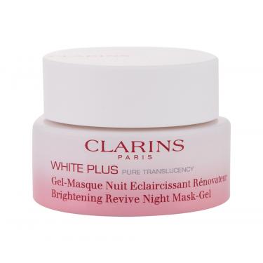 Clarins White Plus Brightening Revive Night Mask-Gel  50Ml    Per Donna (Mascherina)