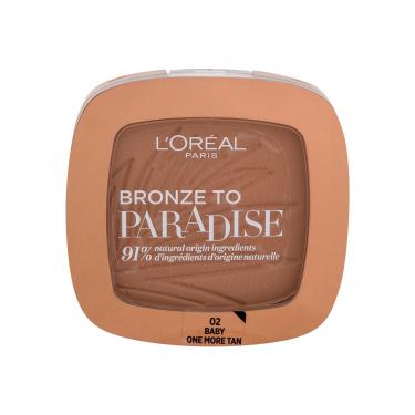 L'Oréal Paris Bronze To Paradise   9G 02 Baby One More Tan   Per Donna (Bronzer)