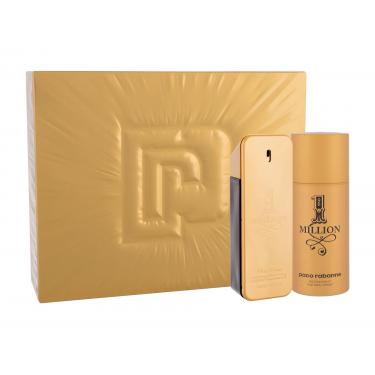 Paco Rabanne 1 Million  Edt 100Ml + 150Ml Deodorant 100Ml    Per Uomo (Eau De Toilette)