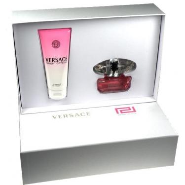 Versace Bright Crystal  Edt 50Ml + 100Ml Body Lotion 50Ml    Per Donna (Eau De Toilette)