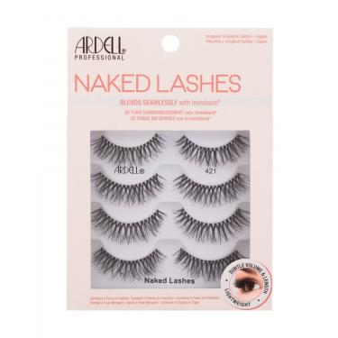 Ardell Naked Lashes 421  4Pc Black   Per Donna (Ciglia Finte)