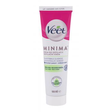 Veet Minima Hair Removal Cream Dry Skin  100Ml    Per Donna (Prodotto Depilatorio)