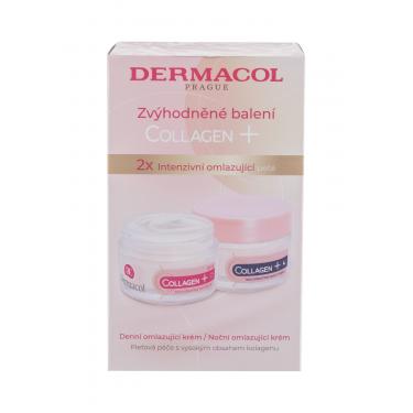 Dermacol Collagen+  Daily Collagen+ Rejuvenating Spf10 50 Ml + Night Collagen+ Rejuvenating 50 Ml 50Ml   Spf10 Per Donna (Crema Da Giorno)