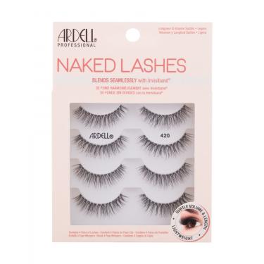 Ardell Naked Lashes 420  4Pc Black   Per Donna (Ciglia Finte)