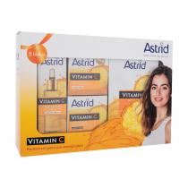 Astrid Vitamin C  Vitamin C Serum 30 Ml + Vitamin C Day Cream 50 Ml + Vitamin C Night Cream 50 Ml + Vitamin C Energizing Textile Mask 20 Ml 30Ml    Per Donna (Siero Per La Pelle)
