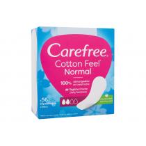 Carefree Cotton Feel      56Pc Per Donna (Pantyliner) Normal Aloe Vera