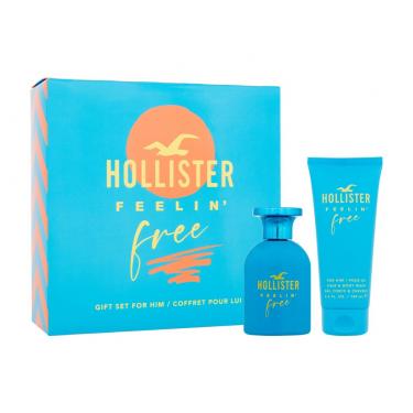 Hollister Feelin'   Edt 50 Ml + Shower Gel 100 Ml Shower Gel Wm00000101 50Ml M (Eau De Toilette) Free