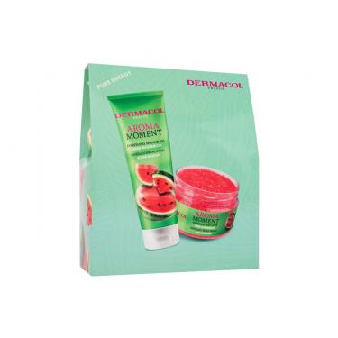 Dermacol Aroma Moment   Shower Gel Fresh Watermelon 250 Ml + Body Scrub Fresh Watermelon 200 G Body Peeling 1E00000101 250Ml U (Shower Gel) Fresh Watermelon