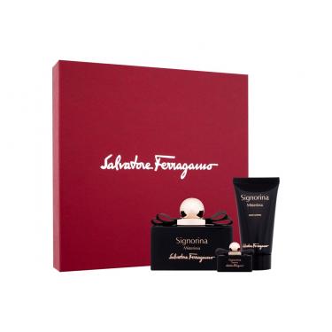 Salvatore Ferragamo Signorina Misteriosa 100Ml Edp 100 Ml + Edp 5 Ml + Body Lotion 50 Ml Per Donna  Body Lotion(Eau De Parfum)  