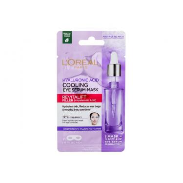 L'Oréal Paris Revitalift Filler Ha Cooling Tissue Eye Serum-Mask  11G    Per Donna (Maschera Per Gli Occhi)