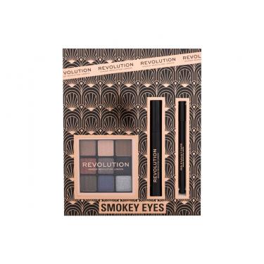Makeup Revolution London Smokey Eyes  Eyeshadow Palette Reloaded Palette 8,1 G Sultry + Mascara 8 G Black + Eyeliner Pencil 1,15 G Black 8,1G    Per Donna (Ombretto)