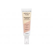 Max Factor Miracle Pure Skin-Improving Foundation 30Ml  Per Donna  (Makeup) SPF30 80 Bronze