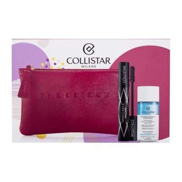 Collistar Impeccabile  14Ml Impeccabile Mascara 14 Ml + Two Phase Make-Up Removing Solution 35 Ml + Cosmetic Bag The Bridge Per Donna  Cosmetic Bag(Mascara)  Ultra Black