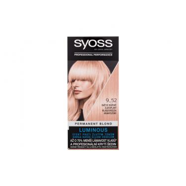 Syoss Permanent Coloration Permanent Blond 50Ml  Per Donna  (Hair Color)  9-52 Light Rose Gold Blond