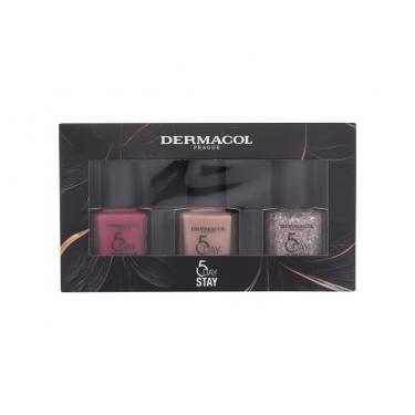 Dermacol 5 Day Stay   Nail Polish 5 Day Stay 11 Ml 38 Cherry Blossom + Nail Polish 5 Day Stay 11 Ml 51 Daylight + Nail Polish 5 Day Stay 11 Ml 05 Lucky Charm   11Ml W (Nail Polish) Nail Polish Collection