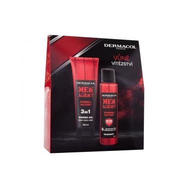 Dermacol Men Agent   Shower Gel Men Agent Eternal Victory 3In1 250 Ml + Deodorant Men Agent Eternal Victory 150 Ml Deodorant Dn00000101 250Ml M (Shower Gel) Eternal Victory