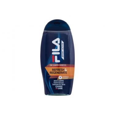 Fila Sport Active      250Ml Per Uomo (Shower Gel) Refresh & Regenerate 2In1 Shampoo + Shower Gel