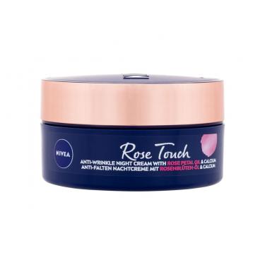 Nivea Rose Touch Anti-Wrinkle Night Cream  50Ml    Per Donna (Crema Notte)