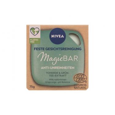 Nivea Magic Bar Anti-Blemishes Clay & Green Tea  75G    Per Donna (Sapone Detergente)