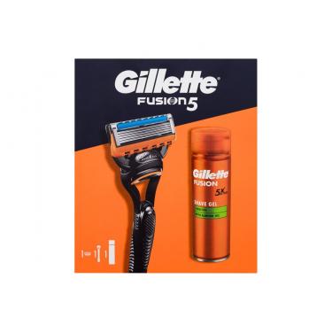 Gillette Fusion5   Fusion5 1 Pc Razor + Fusion Shaving Gel Sensitive 200 Ml Shaving Gel Mm00000101 1Pc M (Razor)