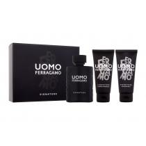 Ferragamo Uomo   Edp 100 Ml + Shampoo And Shower Gel 100 Ml + Aftershave Balm 100 Ml Shampoo 1H00000101 100Ml M (Eau De Parfum) Signature