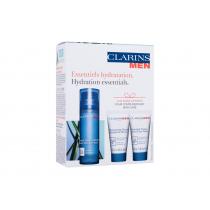 Clarins Men Hydration Essentials 50Ml Men Super Moisture Balm 50 Ml + Men Shampoo & Shower 30 Ml + Men Active Face Wash 30 Ml + Double Serum Eye 0,9 Ml Per Uomo  Shampoo(Day Cream)  