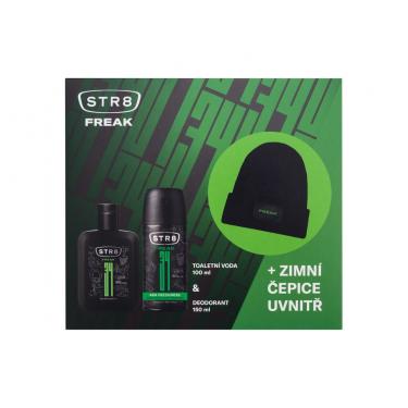 Str8 Freak  100Ml Edt 100 Ml + Deodorant 150 Ml + Winter Hat Per Uomo  Extra(Eau De Toilette)  