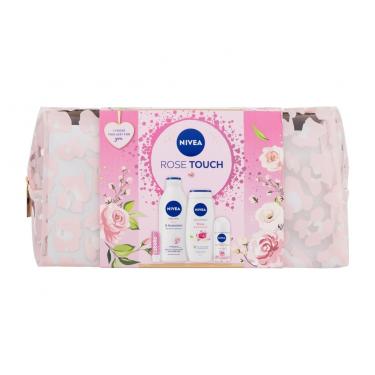 Nivea Rose Touch   Antiperspirant Fresh Rose Touch 50 Ml + Body Lotion Rose & Hydration 400 Ml + Shower Gel Rose & Almond Oil 250 Ml + Labello Soft Rosé 4,8 G + Cosmetic Bag Body Lotion 1D00000101 50Ml W (Antiperspirant)