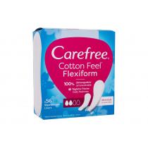 Carefree Cotton Feel      56Pc Per Donna (Pantyliner) Flexiform
