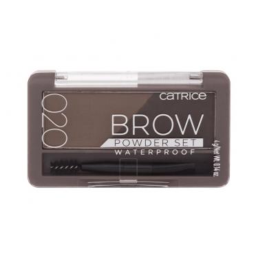 Catrice Brow Powder Set  4G 020 Ash Brown  Waterproof Per Donna (Set E Palette Per Sopracciglia)