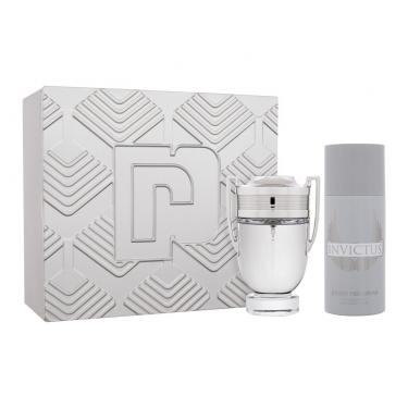 Paco Rabanne Invictus  Edt 100 Ml + Deodorant 150 Ml 100Ml    Per Uomo (Eau De Toilette)