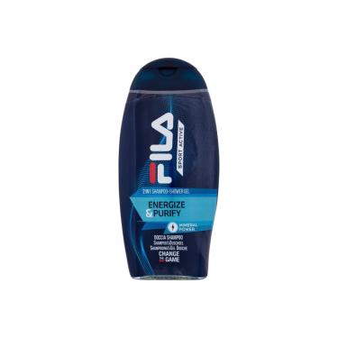 Fila Sport Active      250Ml Per Uomo (Shower Gel) Energize & Purify 2In1 Shampoo + Shower Gel