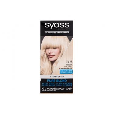 Syoss Permanent Coloration Lightener 50Ml  Per Donna  (Hair Color)  13-5 Platinum Lightener