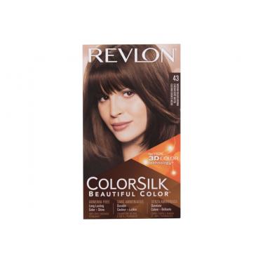 Revlon Colorsilk Beautiful Color 59,1Ml  Per Donna  (Hair Color)  43 Medium Golden Brown