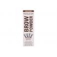 Makeup Revolution London Brow Powder Stamp & Stencil  0,65G Dark Brown   Per Donna (Polvere Per Sopracciglia)