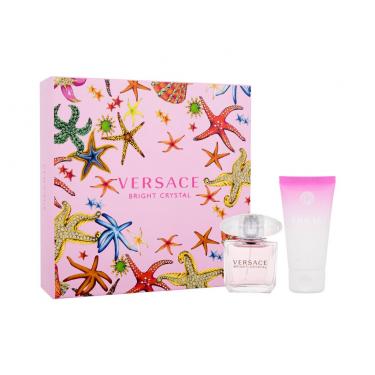 Versace Bright Crystal  30Ml Edt 30 Ml + Body Lotion 50 Ml Per Donna  Body Lotion(Eau De Toilette) SET2 