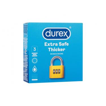 Durex Extra Safe Thicker 3Pc Per Uomo (Condoms) Durex Extra Safe Thicker 3Pc Per Uomo (Condoms)
