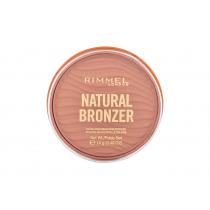 Rimmel London Natural Bronzer Ultra-Fine Bronzing Powder  14G 001 Sunlight   Per Donna (Bronzer)