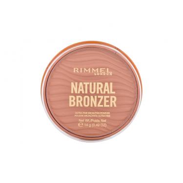 Rimmel London Natural Bronzer Ultra-Fine Bronzing Powder  14G 001 Sunlight   Per Donna (Bronzer)