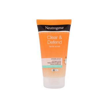 Neutrogena Clear & Defend Facial Scrub  150Ml    Per Donna (Peeling)