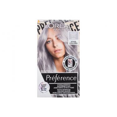 L'Oréal Paris Préférence Vivid Colors  60Ml 10,112 Silver Grey   Per Donna (Tinta Per Capelli)