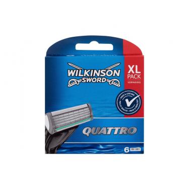 Wilkinson Sword Quattro      6Pc Per Uomo (Replacement Blade)