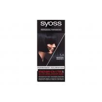 Syoss Permanent Coloration  50Ml  Per Donna  (Hair Color)  1-4 Blue Black