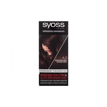 Syoss Permanent Coloration  50Ml  Per Donna  (Hair Color)  4-2 Mahogany Brown